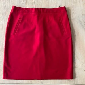 Red Pencil Skirt